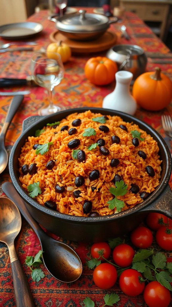 one pot jollof rice dish