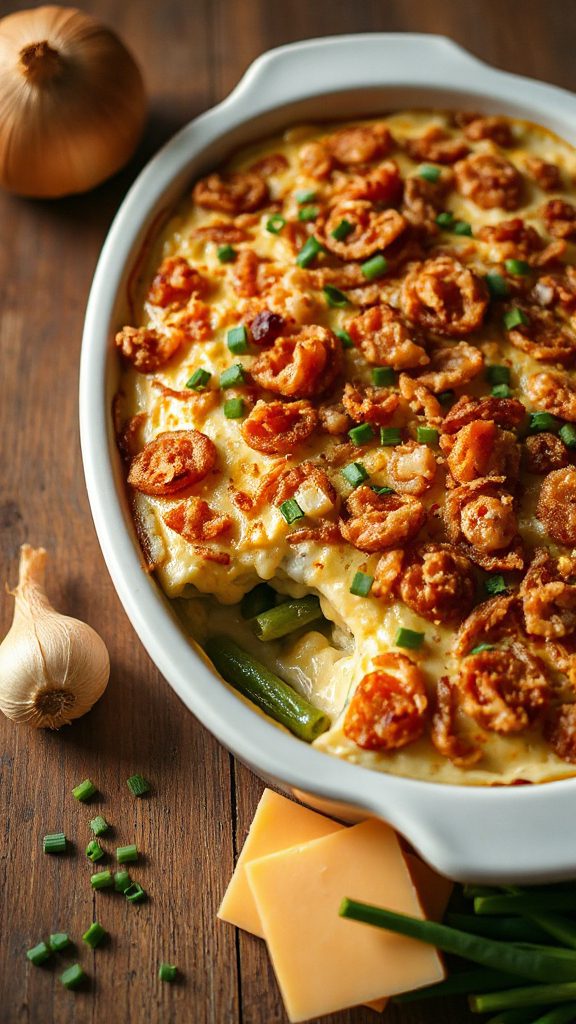 onion soup green bean casserole