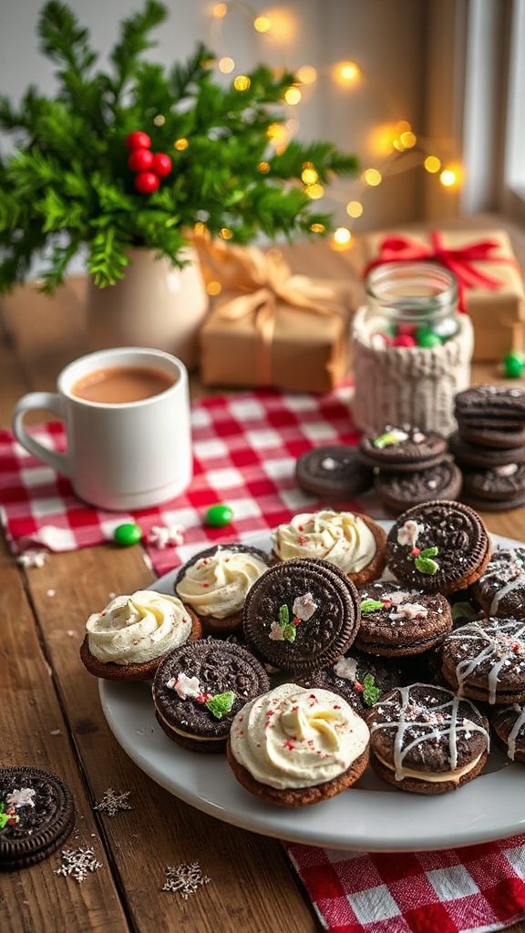 oreo cream filled holiday cookies oreo cream filled holiday cookies