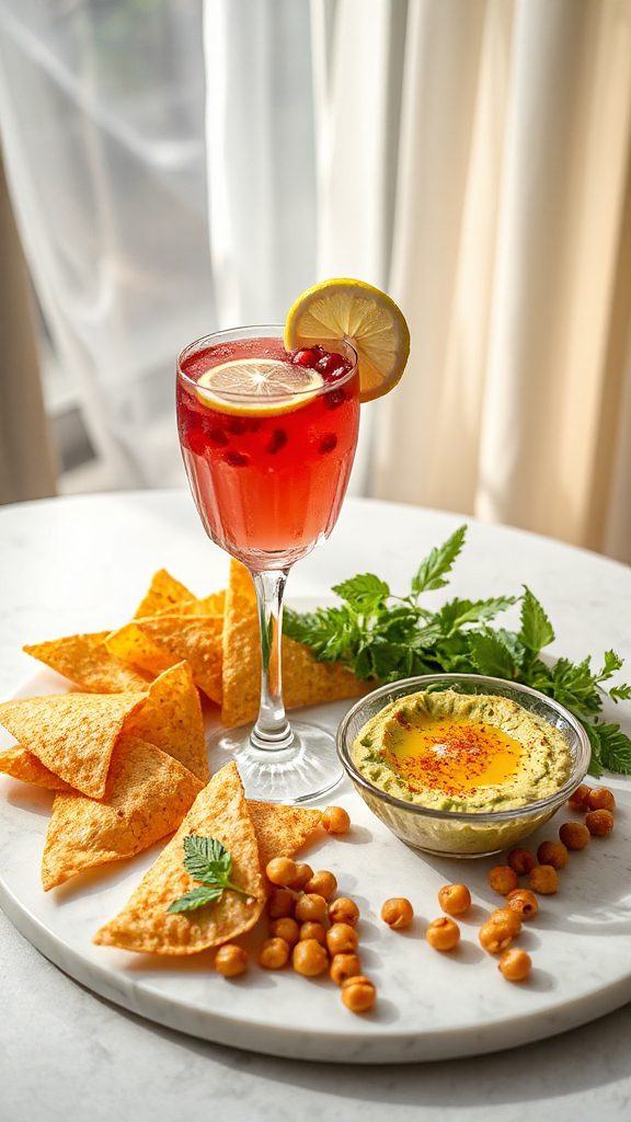 palomas paired with snacks