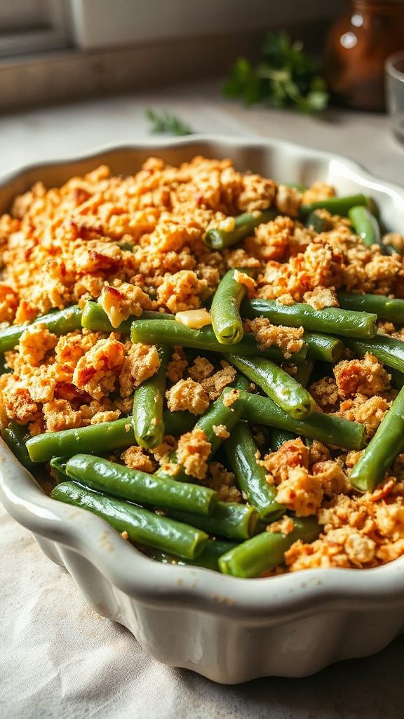 panko crusted green bean bake panko crusted green bean bake