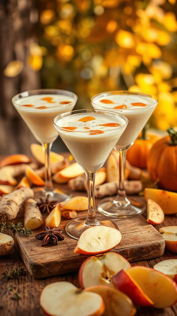 parsnip infused autumn cocktail delight
