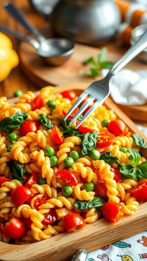 pasta salad with hidden veggies pasta salad with hidden veggies