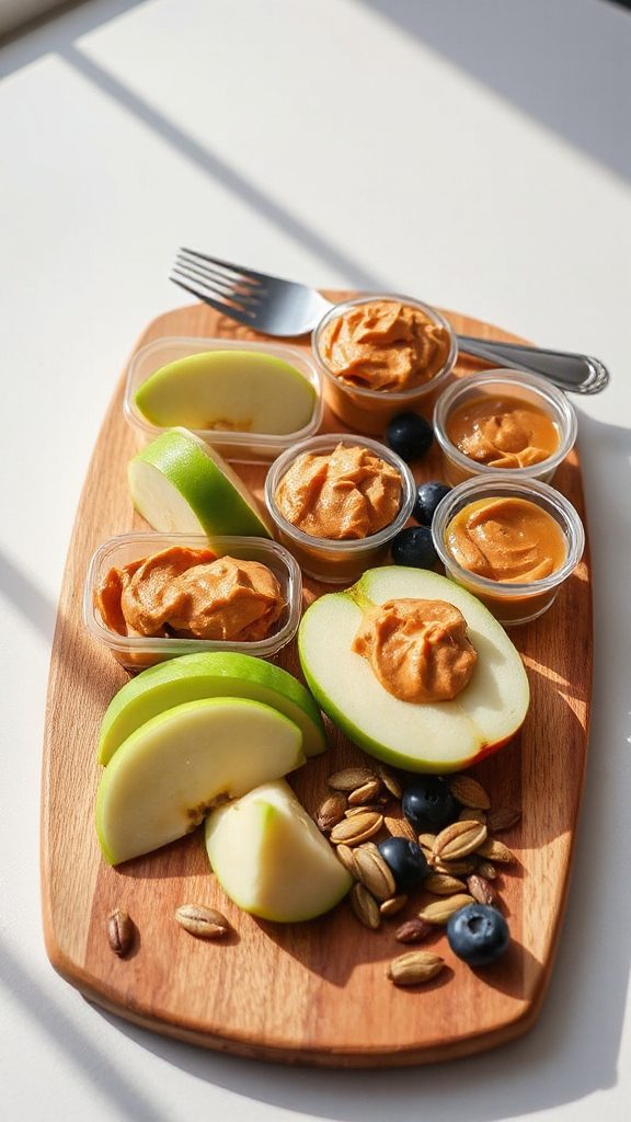 peanut butter apple snack