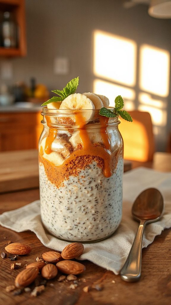 peanut butter banana oats