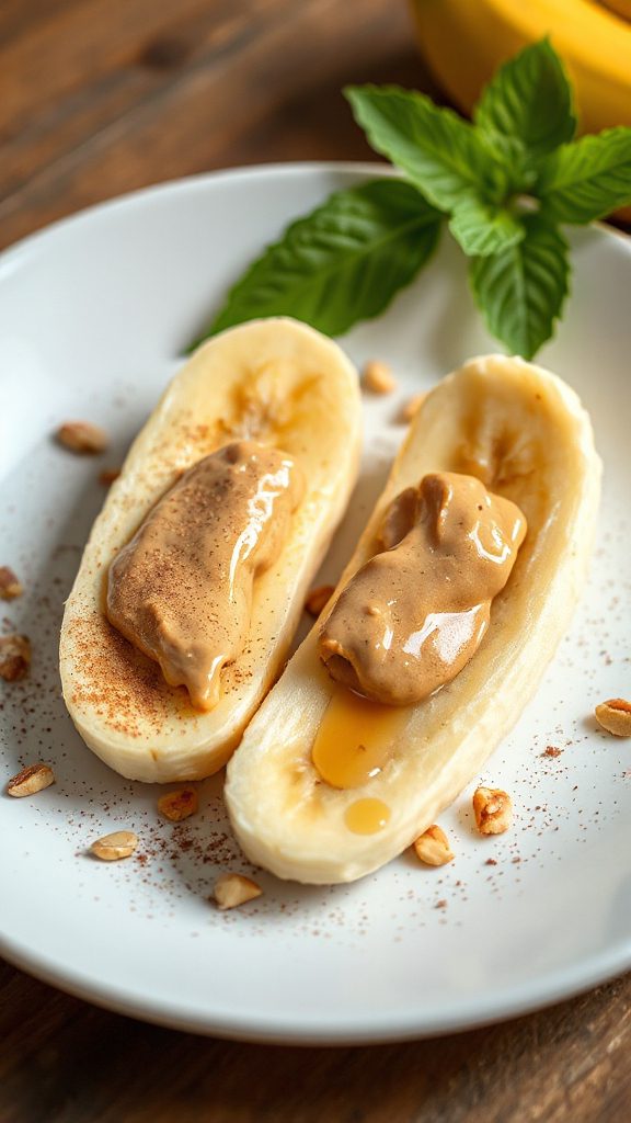 peanut butter banana snack