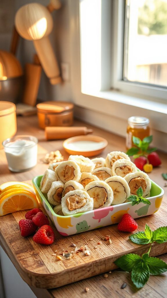 peanut butter banana sushi