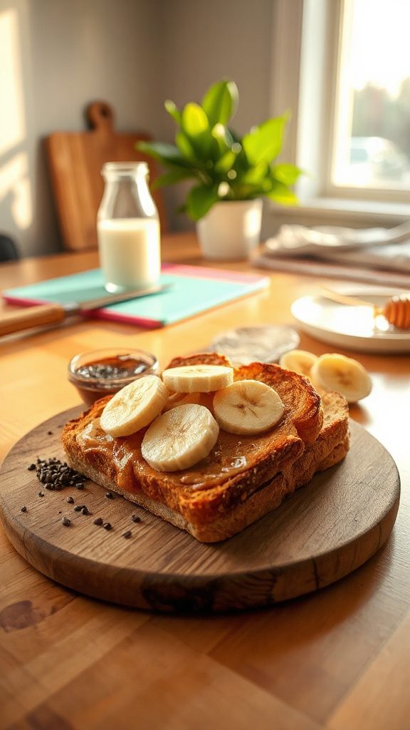 peanut butter banana toast peanut butter banana toast