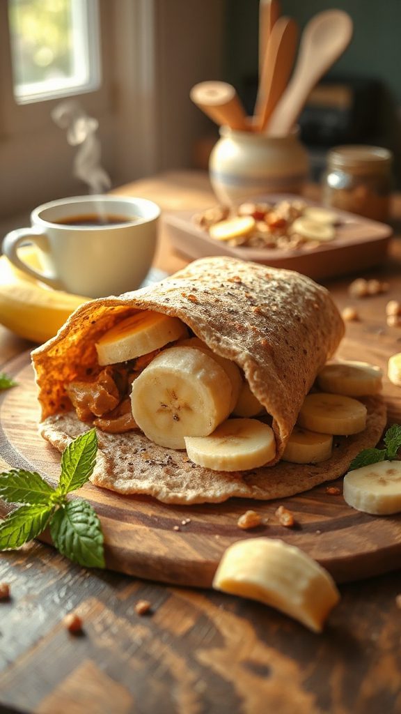 peanut butter banana wrap peanut butter banana wrap