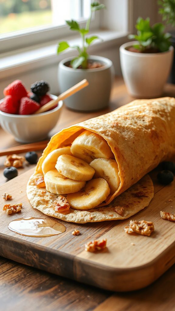 peanut butter banana wrap