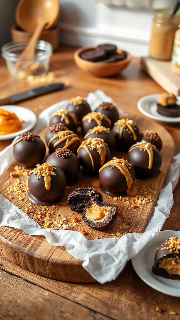 peanut butter bat cookie balls