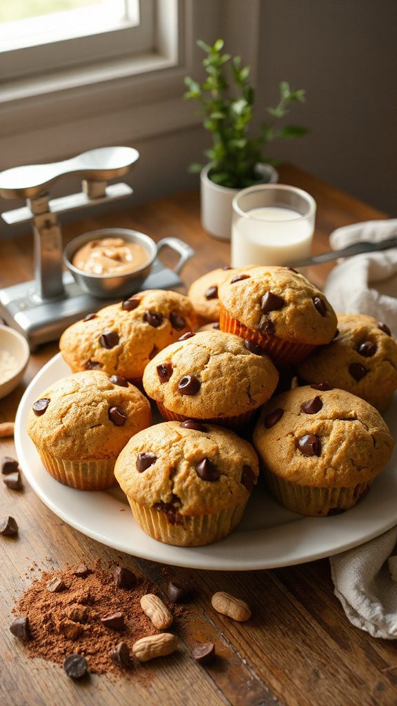peanut butter chocolate muffins peanut butter chocolate muffins