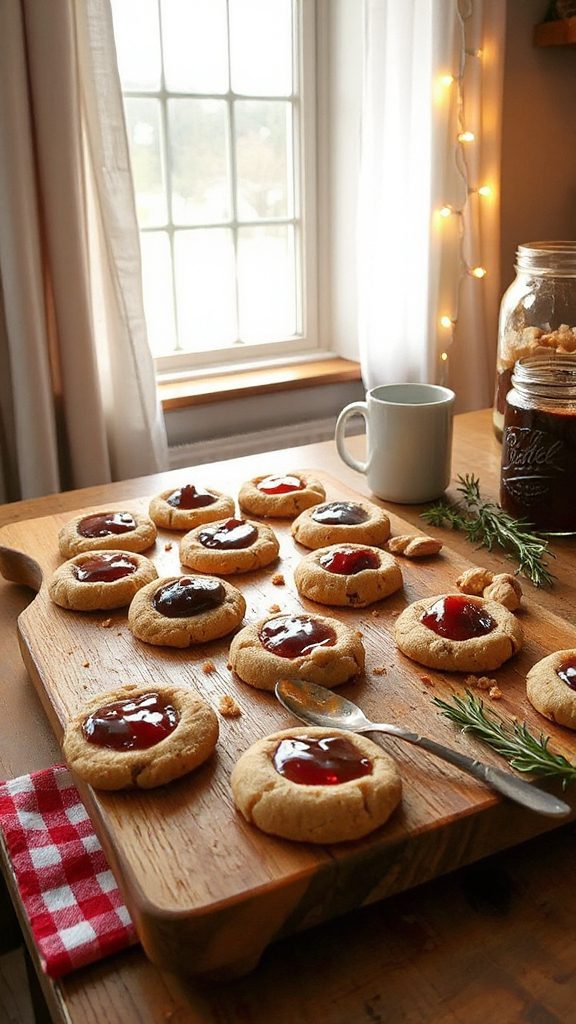 peanut butter jelly cookies