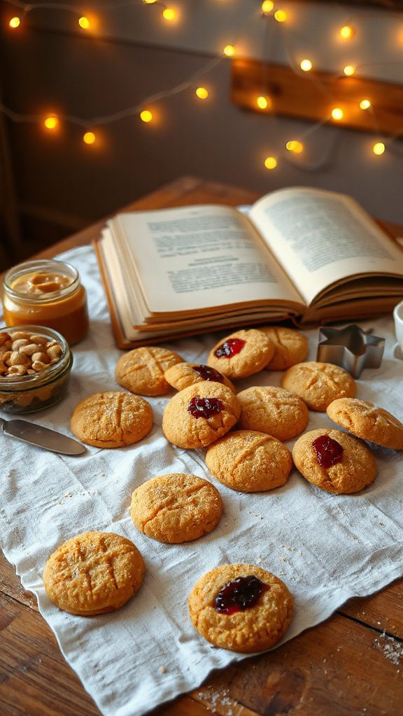 peanut butter jelly cookies