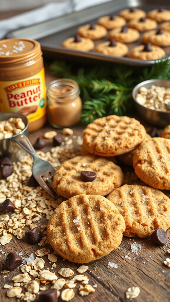 peanut butter oatmeal cookies