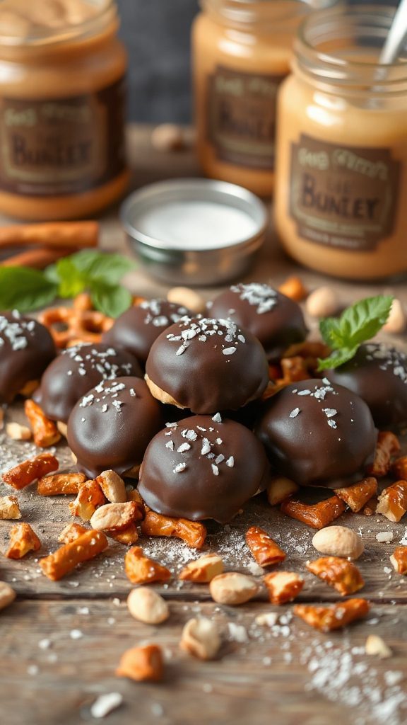 peanut butter pretzel snacks