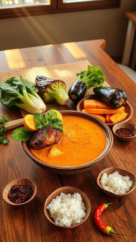 peanut stew with oxtail