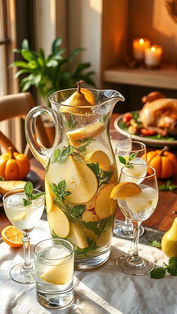 pear and ginger cocktail