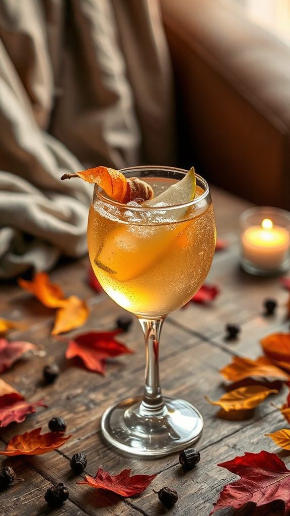 pear and ginger cocktail