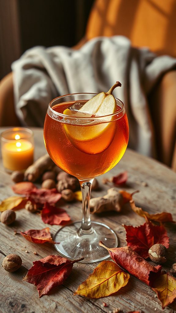 pear and ginger spritz