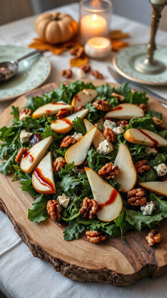 pear and gorgonzola salad