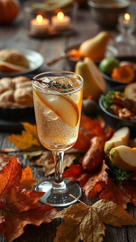 pear and thyme cocktail recipe