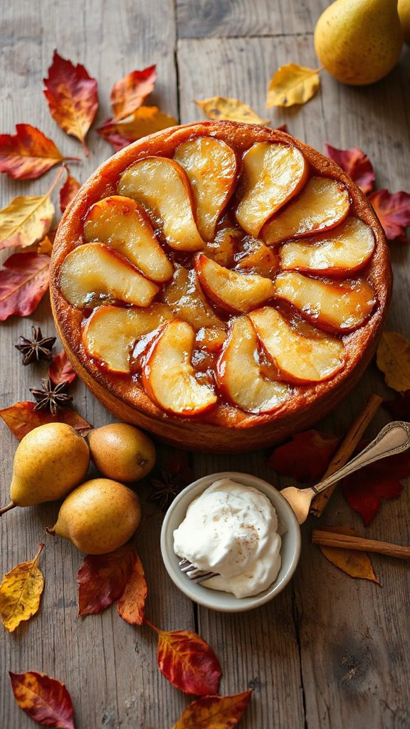 pear caramel cake recipe