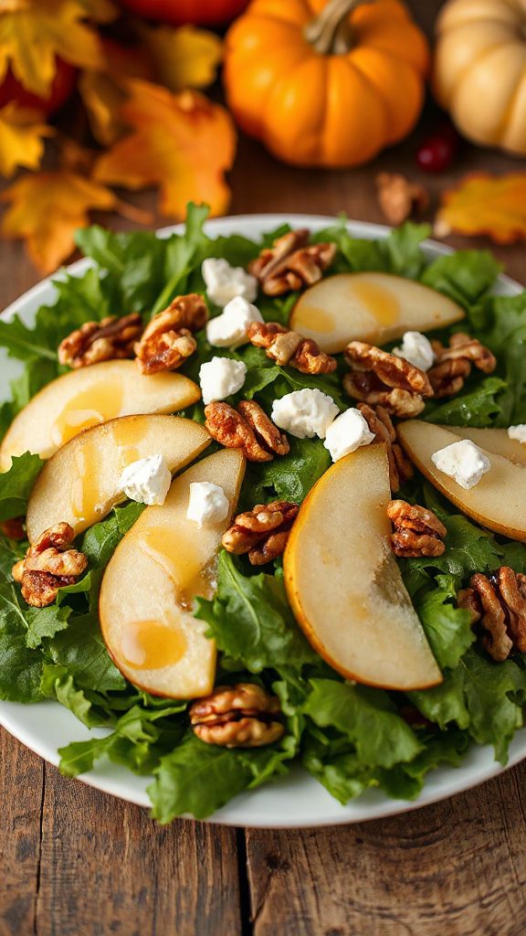 pear walnut salad recipe