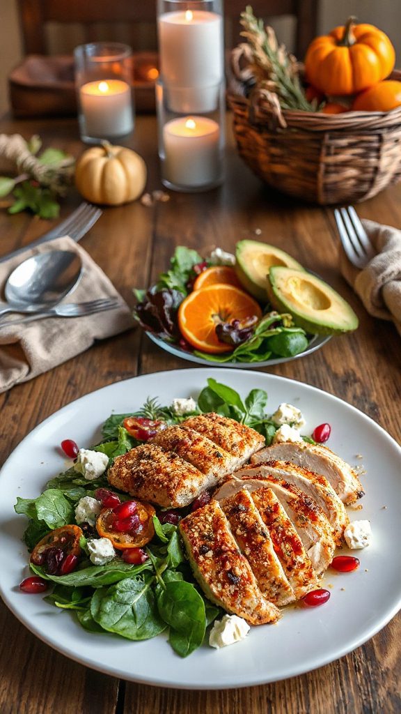 pecan crusted chicken salad delight