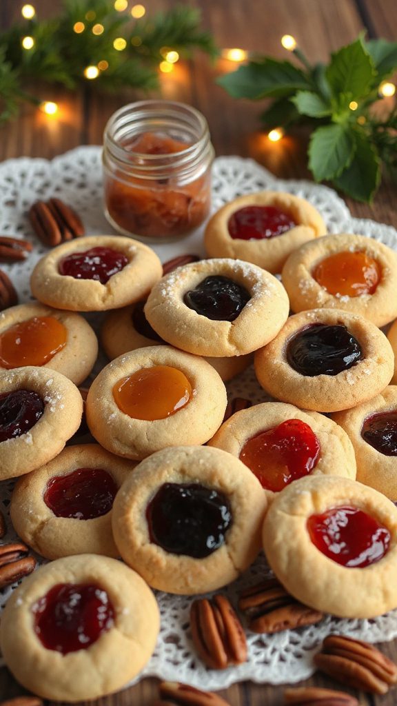pecan jam filled cookie delight