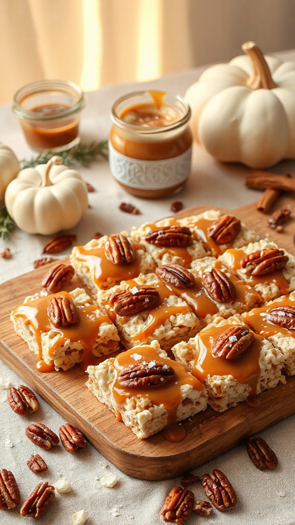 pecan pie rice crispy treats pecan pie rice crispy treats