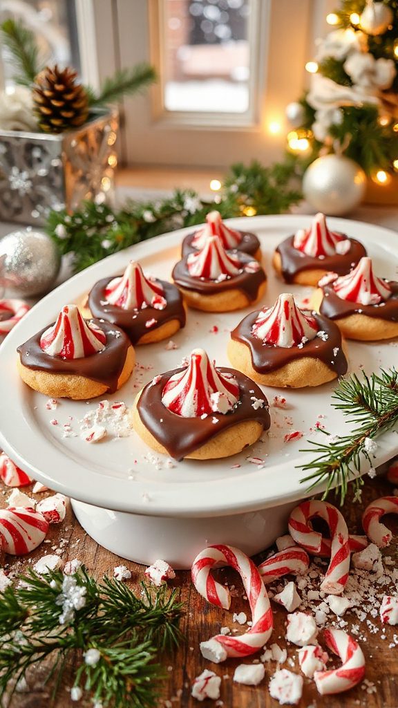 peppermint chocolate candy cookies peppermint chocolate candy cookies