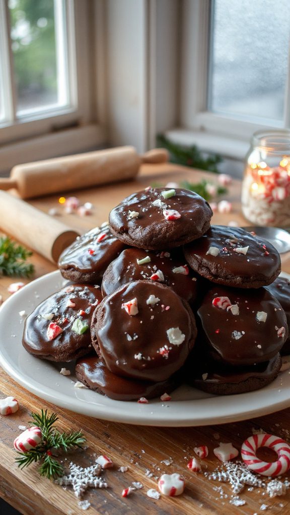 peppermint chocolate cookie delight