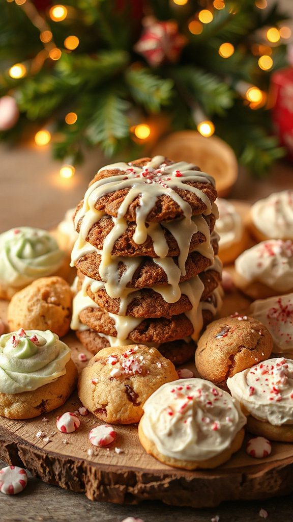 peppermint chocolate festive cookies peppermint chocolate festive cookies