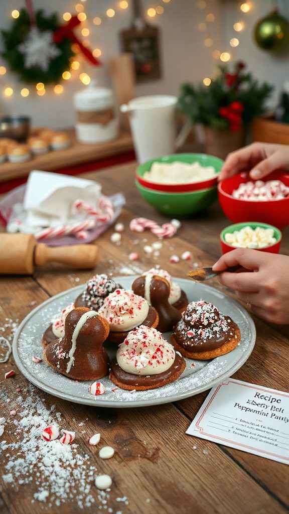 peppermint filled chocolate cookies peppermint filled chocolate cookies