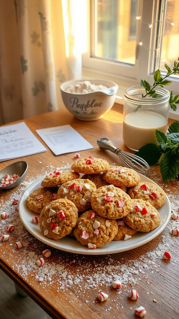 peppermint oat cookie recipe