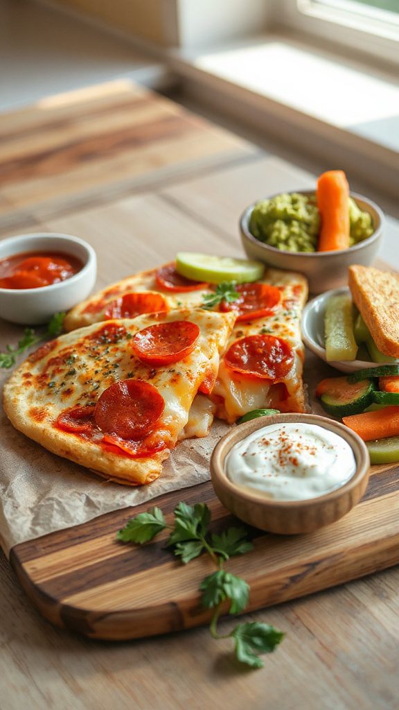 pepperoni pizza quesadilla recipe