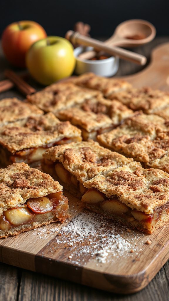 perfect apple streusel bars