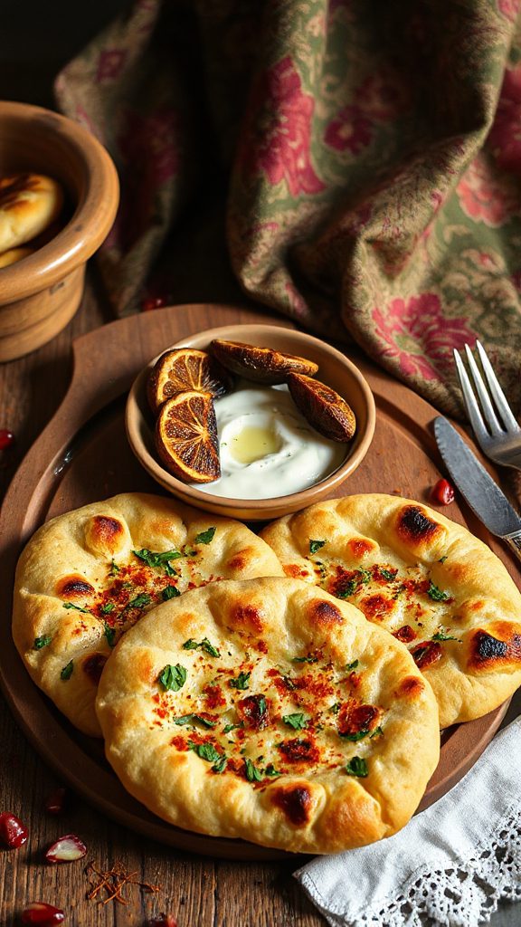 persian lime flatbread recipe
