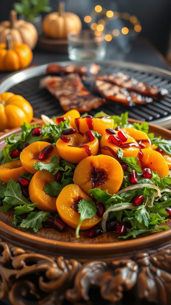 persimmon salad with soy