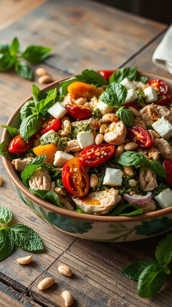 pesto chicken salad recipe