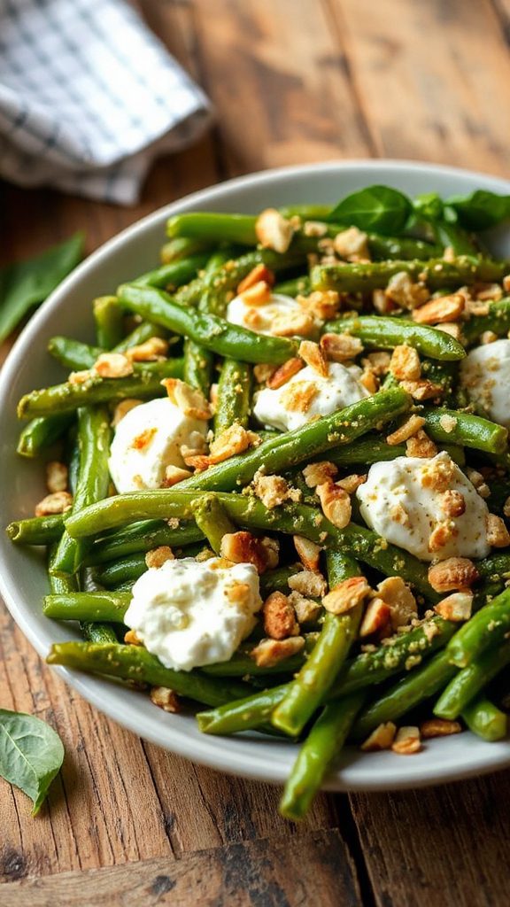 pesto green bean casserole recipe