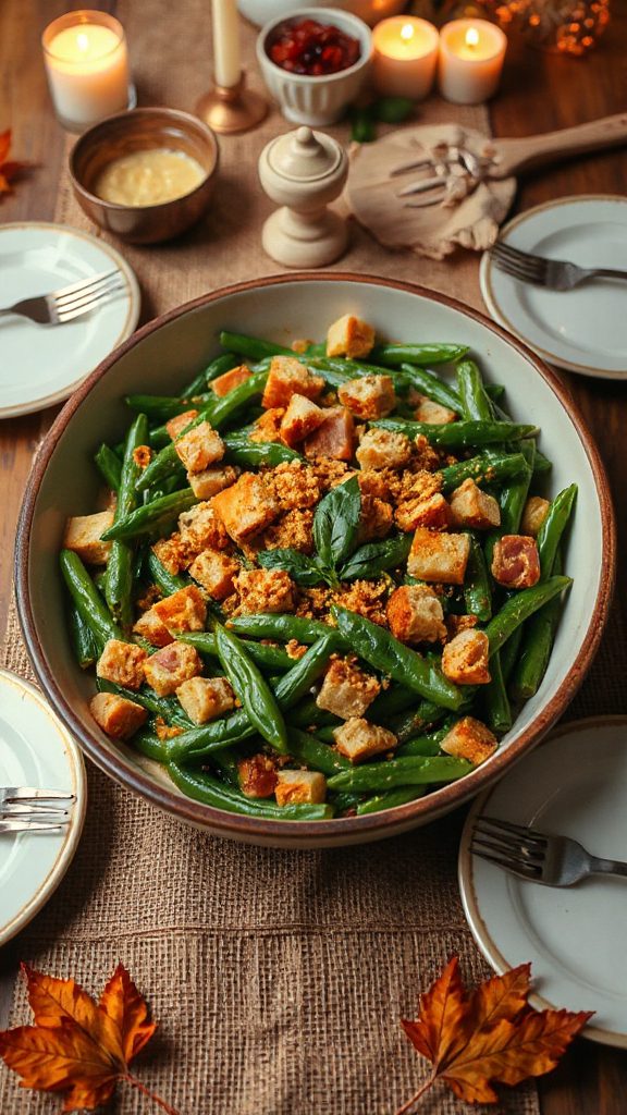 pesto ham green bean casserole