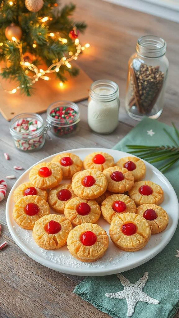pineapple upside down cookies