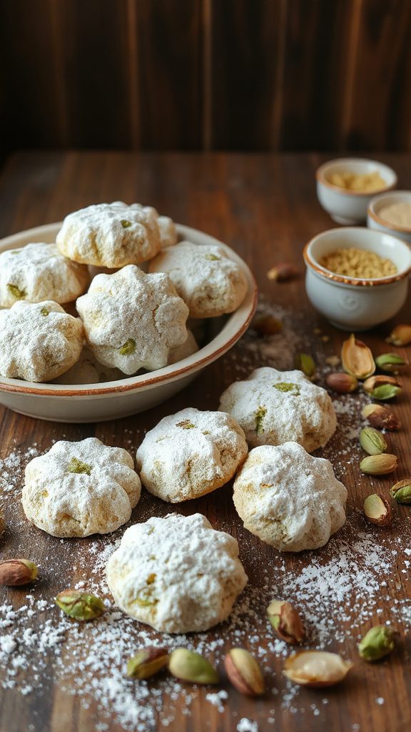 pistachio wedding cookies recipe pistachio wedding cookies recipe