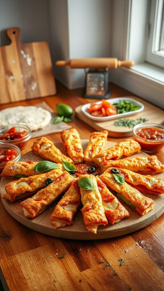 pizza cheesy sticks delight