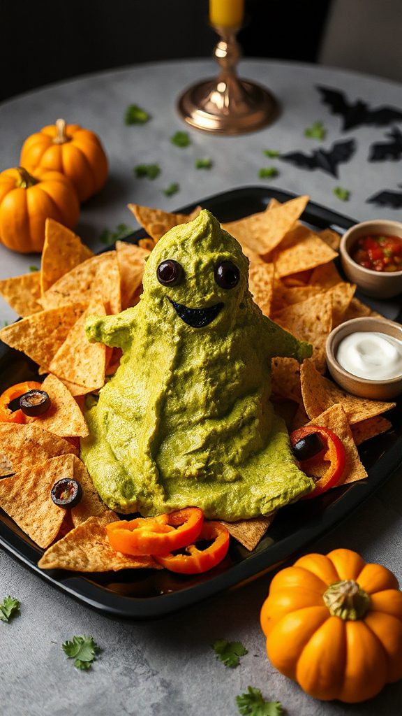 playful halloween guacamole dip playful halloween guacamole dip