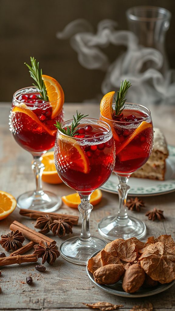 pomegranate allspice autumn cocktail pomegranate allspice autumn cocktail