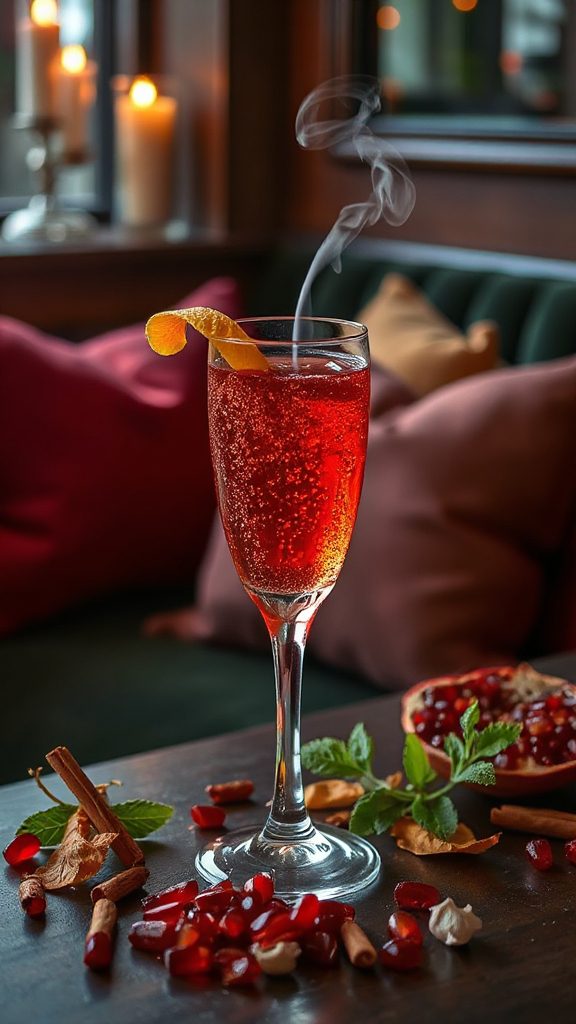pomegranate arrack sparkler recipe