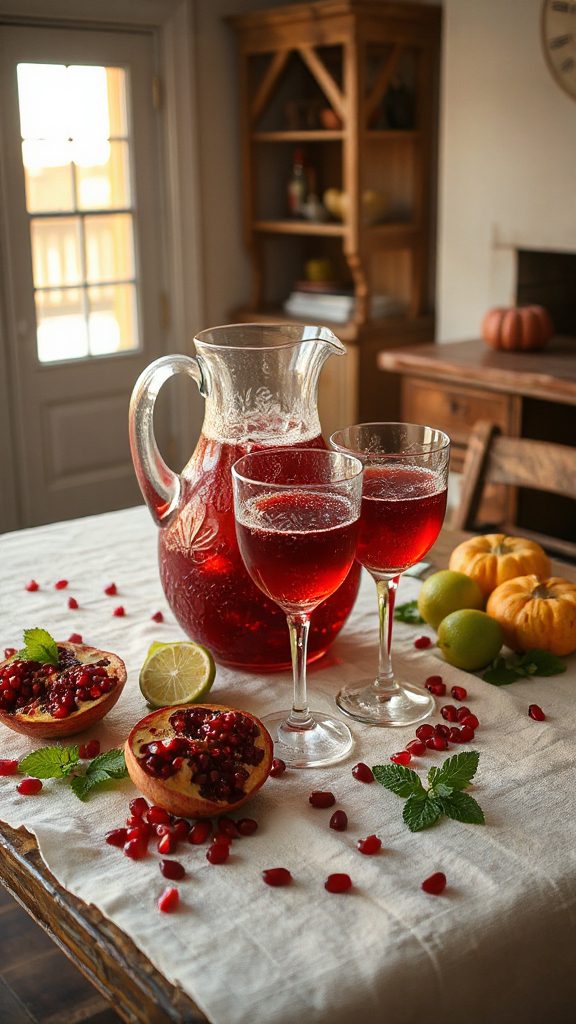 pomegranate cocktail for celebrations